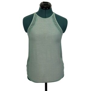 lululemon athletica Mint Green Striped Racerback Tank